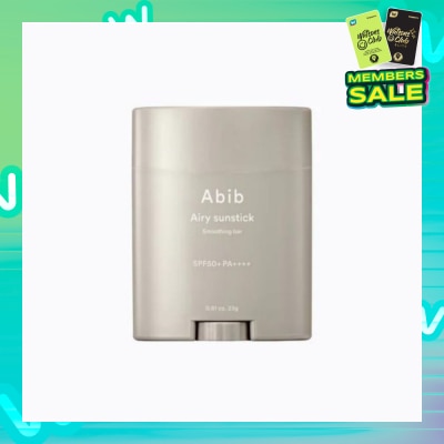 ABIB Airy Sunstick Smoothing Bar (Waterproof Sun Stick, Spf50+ Pa++++) 22g