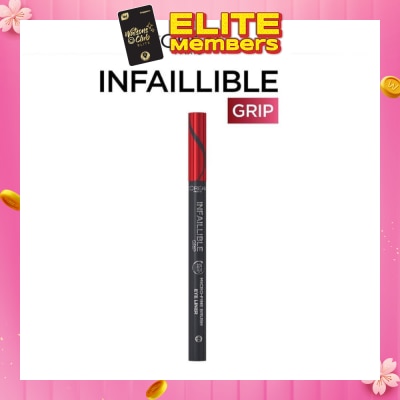 L'OREAL PARIS MAKEUP Infallible Grip 36HR Gel Automatic Eyeliner Black 6g (Expiry: Jul`2026)