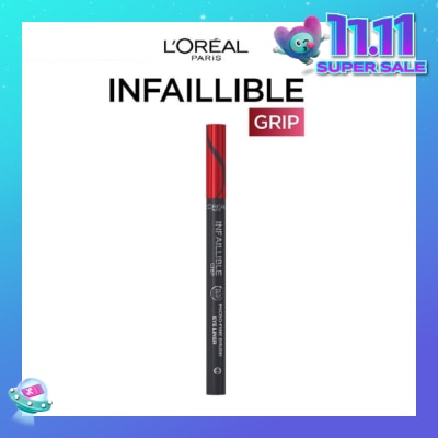 L'OREAL PARIS MAKEUP Infallible Grip 36HR Gel Automatic Eyeliner Black 6g (Expiry: Jul`2026)