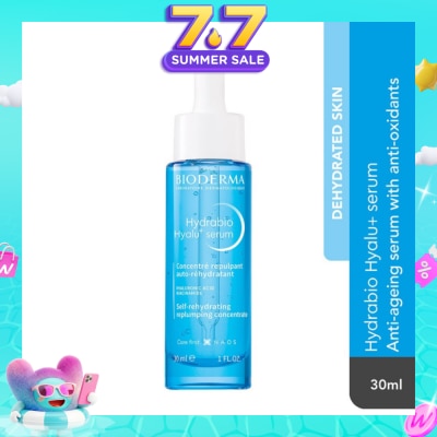 BIODERMA - Hydrabio Hyalu+Serum (Anti Ageing, Anti Wrinkle For Dehydrated Sensitive Skin) 30ml