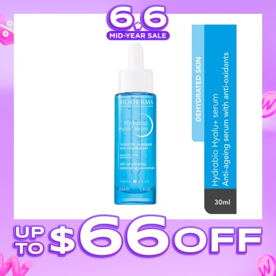 BIODERMA - Hydrabio Hyalu+Serum (Anti Ageing, Anti Wrinkle For Dehydrated Sensitive Skin) 30ml