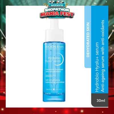 BIODERMA - Hydrabio Hyalu+Serum (Anti Ageing, Anti Wrinkle For Dehydrated Sensitive Skin) 30ml