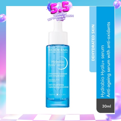 BIODERMA - Hydrabio Hyalu+Serum (Anti Ageing, Anti Wrinkle For Dehydrated Sensitive Skin) 30ml
