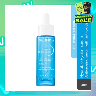 BIODERMA Hydrabio Hyalu+Serum (Anti Ageing, Anti Wrinkle For Dehydrated Sensitive Skin) 30ml