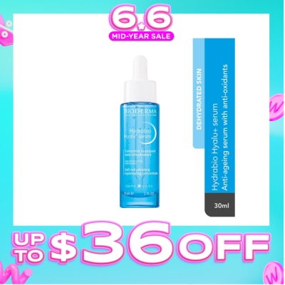 BIODERMA - Hydrabio Hyalu+Serum (Anti Ageing, Anti Wrinkle For Dehydrated Sensitive Skin) 30ml