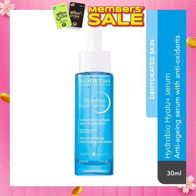 BIODERMA Hydrabio Hyalu+Serum (Anti Ageing, Anti Wrinkle For Dehydrated Sensitive Skin) 30ml