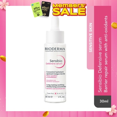 BIODERMA Sensibio Defensive Serum (Soothing Anti Inflammatory And Barrier Repair Serum For Sensitive Skin) 30ml (Expiry: Jul`2026)