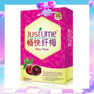 JUSTUME - Fiber Plum 20s (Expiry: Sep`2026)
