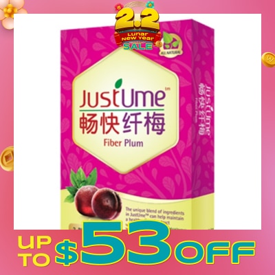 JUSTUME Fiber Plum 20s (Expiry: Sep`2026)