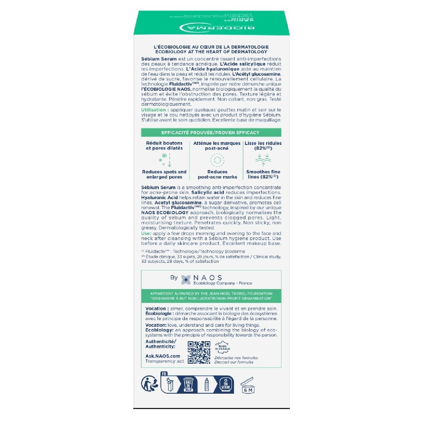 Sebium Serum (Anti Acne Serum, For Oily To Acne Prone Skin) 30ml image