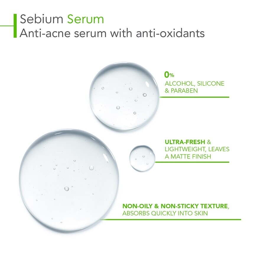 Sebium Serum (Anti Acne Serum, For Oily To Acne Prone Skin) 30ml