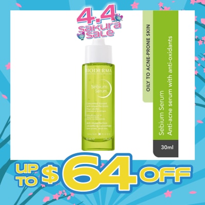 BIODERMA - Sebium Serum (Anti Acne Serum, For Oily To Acne Prone Skin) 30ml