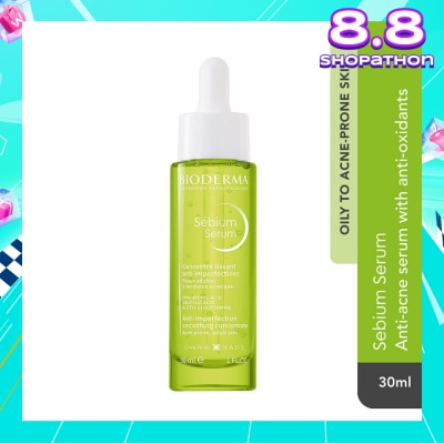 BIODERMA Sebium Serum (Anti Acne Serum, For Oily To Acne Prone Skin) 30ml