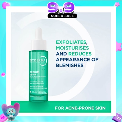 BIODERMA - Sebium Serum (Anti Acne Serum, For Oily To Acne Prone Skin) 30ml image
