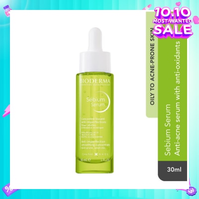 BIODERMA Sebium Serum (Anti Acne Serum, For Oily To Acne Prone Skin) 30ml