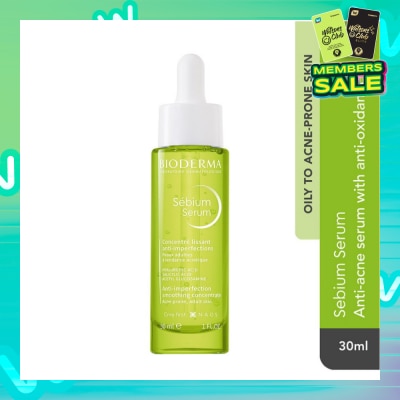 BIODERMA Sebium Serum (Anti Acne Serum, For Oily To Acne Prone Skin) 30ml