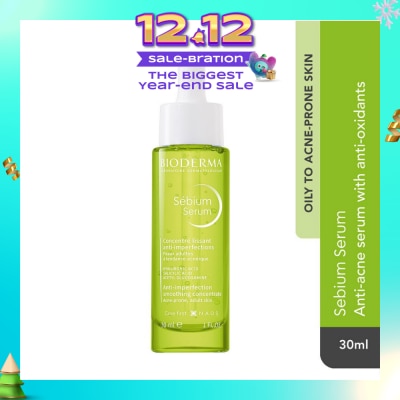 BIODERMA Sebium Serum (Anti Acne Serum, For Oily To Acne Prone Skin) 30ml