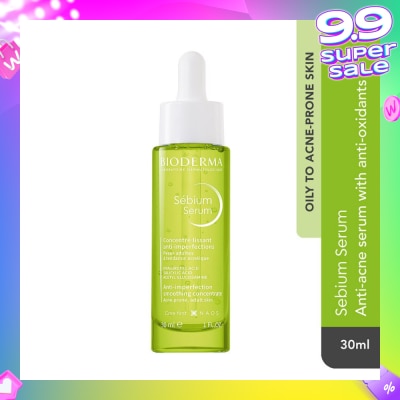 BIODERMA Sebium Serum (Anti Acne Serum, For Oily To Acne Prone Skin) 30ml