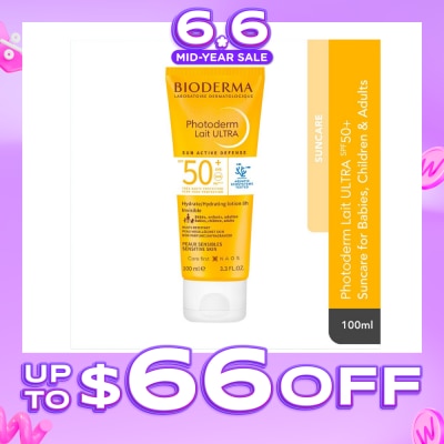 BIODERMA - Photoderm Lait Ultra Spf50+ Broad-Spectrum Uv Suncare Protection (Sensitive Skin) 100ml