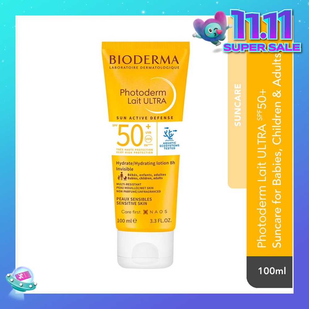 Photoderm Lait Ultra Spf50+ Broad-Spectrum Uv Suncare Protection (Sensitive Skin) 100ml