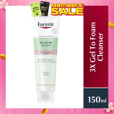 EUCERIN Pro Acne Gel To Foam Cleanser 150ml