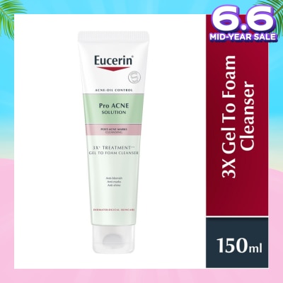 EUCERIN Pro Acne Gel To Foam Cleanser 150ml