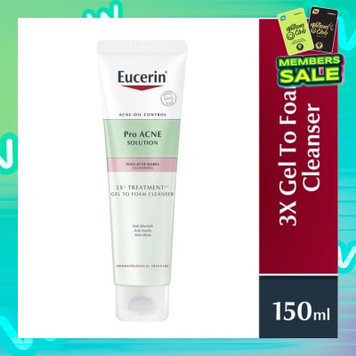 EUCERIN Pro Acne Gel To Foam Cleanser 150ml