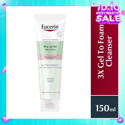 EUCERIN Pro Acne Gel To Foam Cleanser 150ml