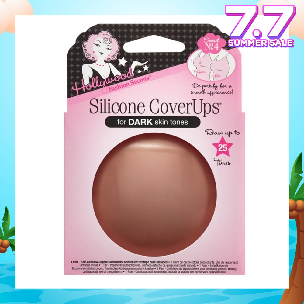Silicone Coverups®, Dark Skin Tone, Size 1 (Pair) 1s