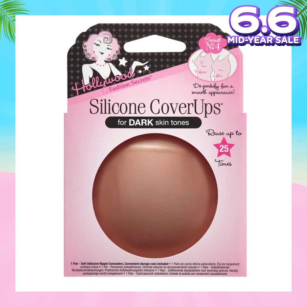 Silicone Coverups®, Dark Skin Tone, Size 1 (Pair) 1s