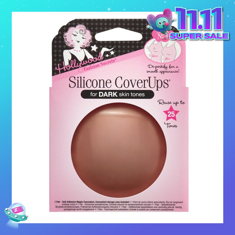 Silicone Coverups®, Dark Skin Tone, Size 1 (Pair) 1s