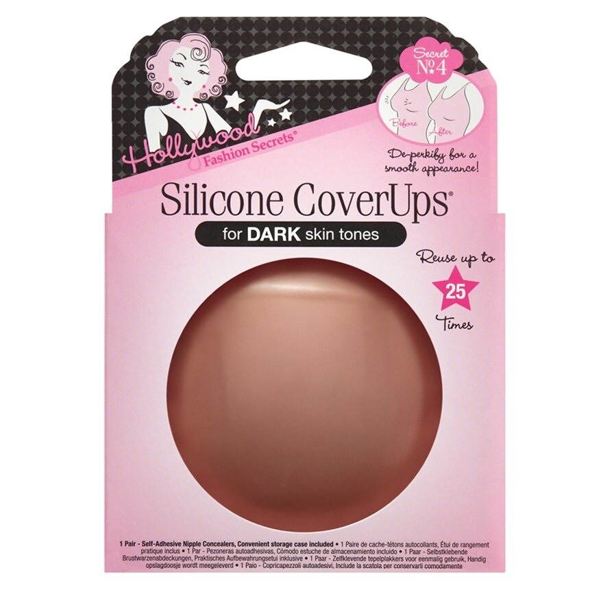 Silicone Coverups®, Dark Skin Tone, Size 1 (Pair) 1s