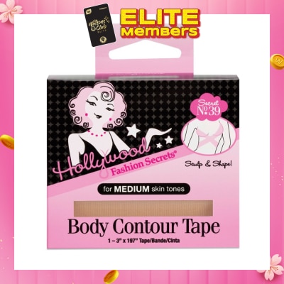 HOLLYWOOD FASHION SECRETS Body Contour Tape, Medium 1s