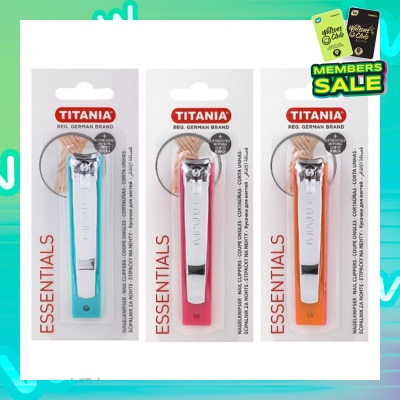 TITANIA Toe Nail Clipper (With Drip Bowl) 1s