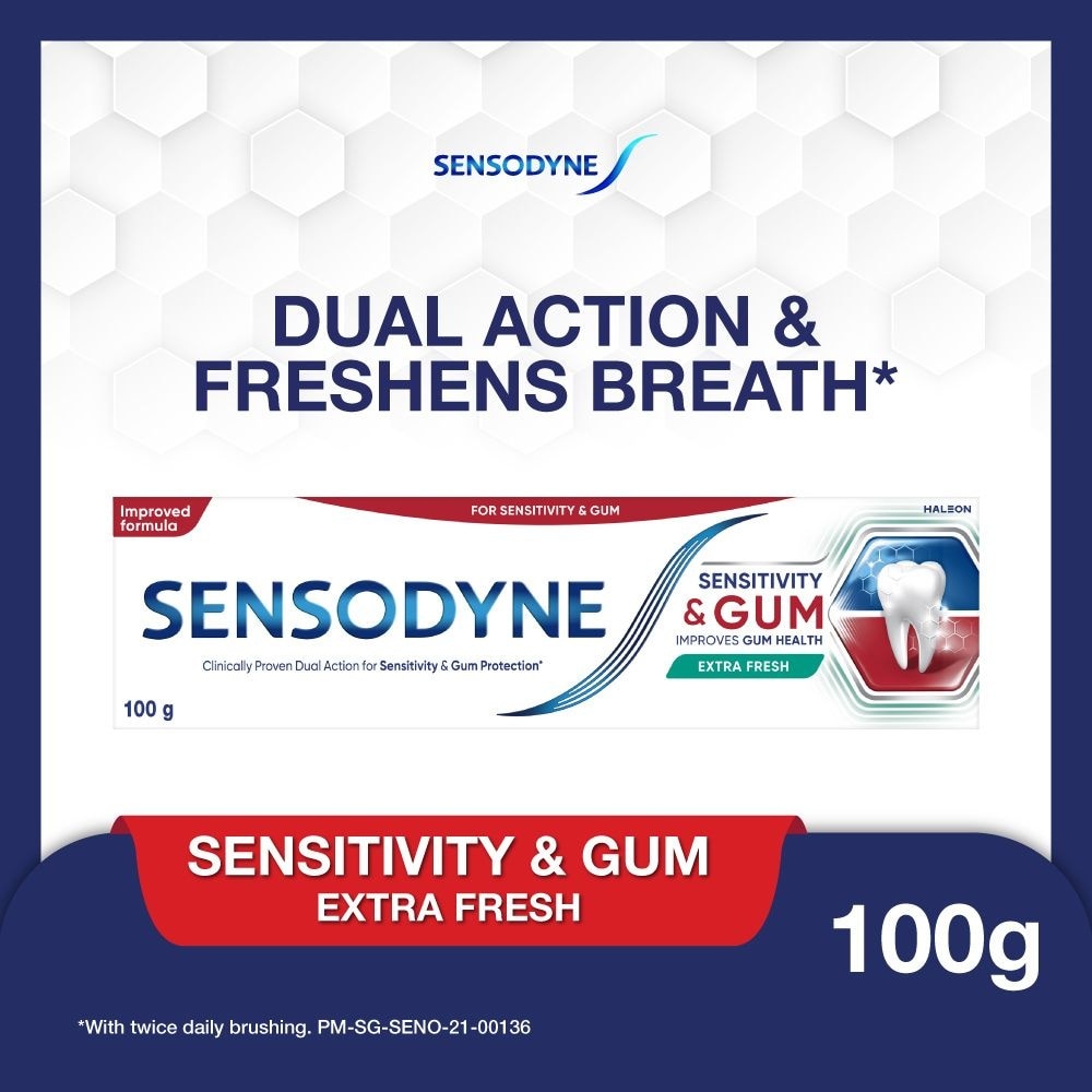 Sensitive Teeth Oral Care Toothpaste Sensitivity and Gum Extra Fresh (Dental Sensitivity Relief) 100g