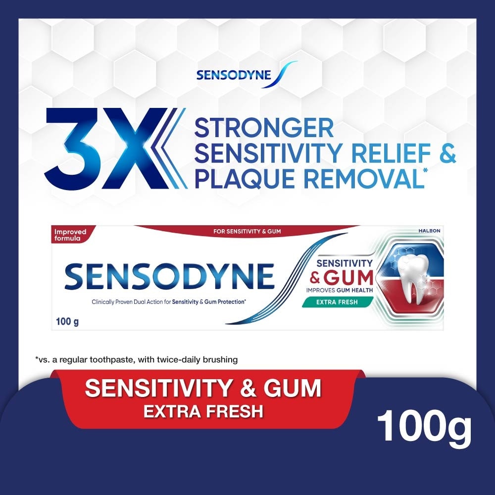Sensitive Teeth Oral Care Toothpaste Sensitivity and Gum Extra Fresh (Dental Sensitivity Relief) 100g
