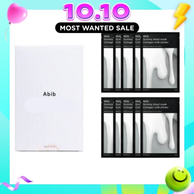ABIB Collagen Milk Sticker Gummy Sheet Mask (To Provide Deep Hydration & Nourishment To Skin) 10s image