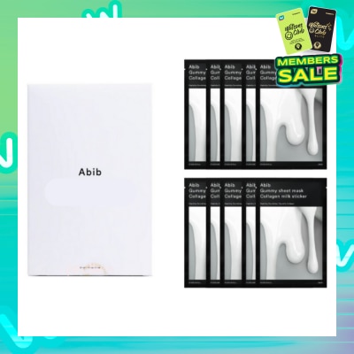 ABIB Collagen Milk Sticker Gummy Sheet Mask (To Provide Deep Hydration & Nourishment To Skin) 10s