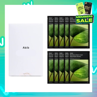 ABIB Heartleaf Sticker Gummy Sheet Mask (To Calms Sensitive Skin, Treats Blemishes & Removes Excess Sebum) 10s