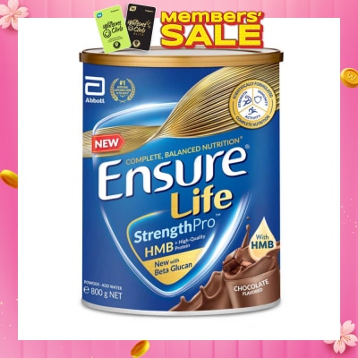 ENSURE Life Strength Pro HMB Adult Nutritional Drink Chocolate 800g