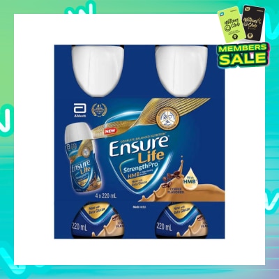ENSURE Strength Pro Coffee Liquid 220ml x 4s (Expiry: Oct`2025)