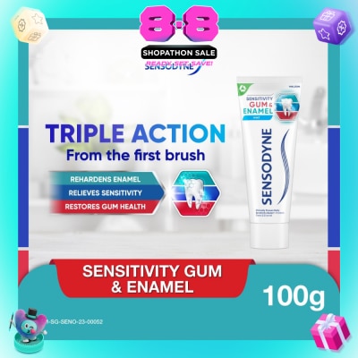 SENSODYNE - Sensitive Teeth Oral Care Toothpaste Sensitivity Gum & Enamel (Dental Sensitivity Relief) 100g