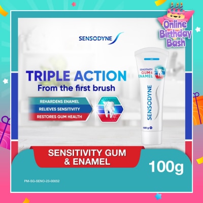 SENSODYNE Sensitive Teeth Oral Care Toothpaste Sensitivity Gum & Enamel (Dental Sensitivity Relief) 100g