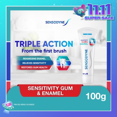 SENSODYNE Sensitive Teeth Oral Care Toothpaste Sensitivity Gum & Enamel (Dental Sensitivity Relief) 100g
