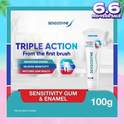 SENSODYNE Sensitive Teeth Oral Care Toothpaste Sensitivity Gum & Enamel (Dental Sensitivity Relief) 100g