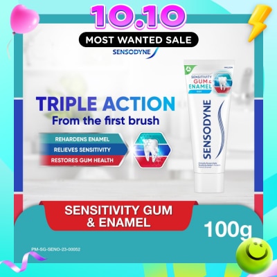 SENSODYNE Sensitive Teeth Oral Care Toothpaste Sensitivity Gum & Enamel (Dental Sensitivity Relief) 100g image