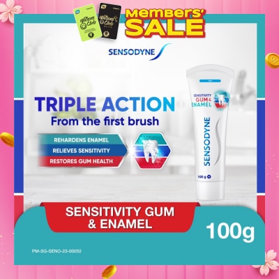 SENSODYNE Sensitive Teeth Oral Care Toothpaste Sensitivity Gum & Enamel (Dental Sensitivity Relief) 100g