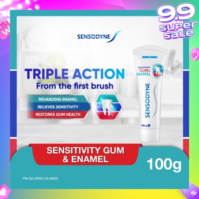 SENSODYNE Sensitive Teeth Oral Care Toothpaste Sensitivity Gum & Enamel (Dental Sensitivity Relief) 100g