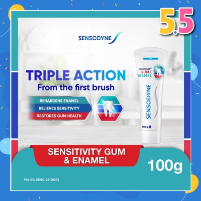SENSODYNE Sensitive Teeth Oral Care Toothpaste Sensitivity Gum & Enamel (Dental Sensitivity Relief) 100g