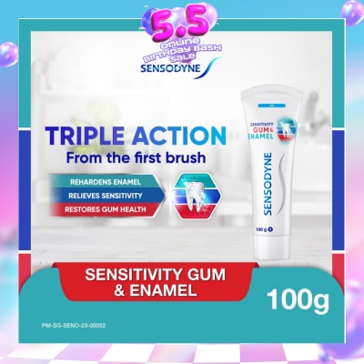 SENSODYNE - Sensitive Teeth Oral Care Toothpaste Sensitivity Gum & Enamel (Dental Sensitivity Relief) 100g